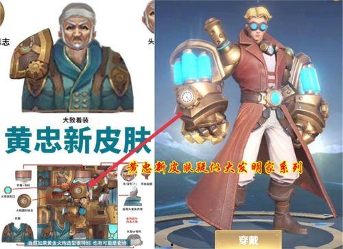 黄忠新皮肤爆料最新消息,炫酷造型，技能特效升级！